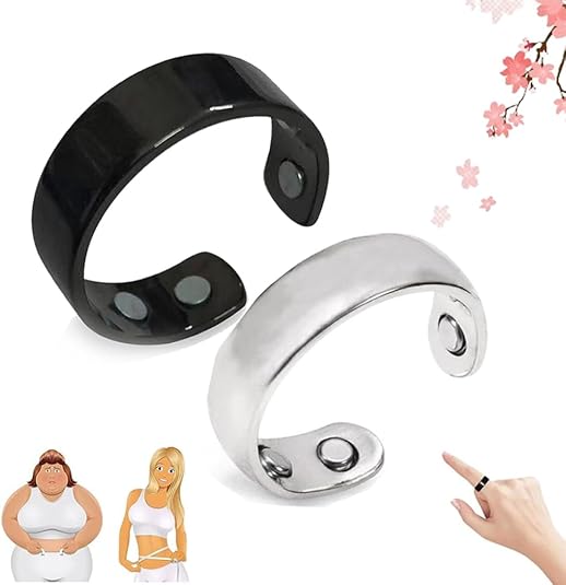 Magnetic Ring Weight Loss, Acupressure Magnetisc Ring for Women Men ( Pack Of 2 )