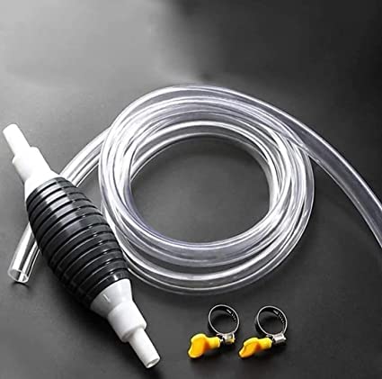 Manual High Flow Fuel Transfer Pump with 2 Meter Pump Hose for Petrol/Diesel/Oil/Liquid/Water Fish Tank