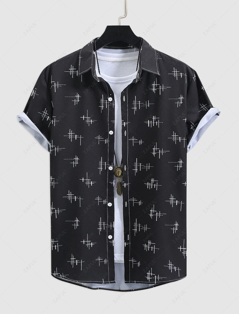 Men Regular Fit Printed Casual Shirt