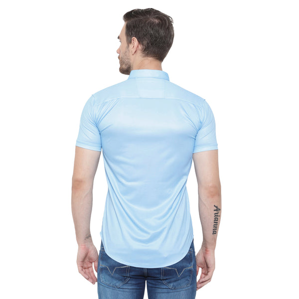 Men Regular, Super Slim Fit Graphic Print Slim Collar Casual Shirt