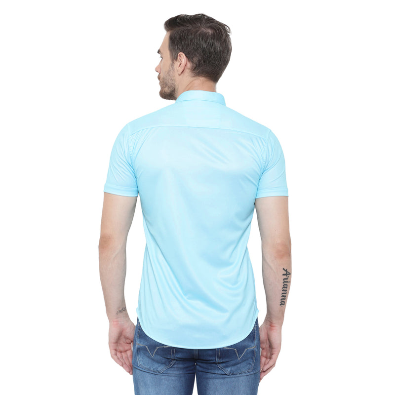Men Regular, Super Slim Fit Printed Ribbed Collar Casual Shirt