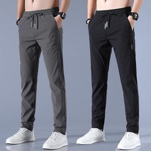 1. Men Solid Black, Grey Track Pants ( Pack of 2 )