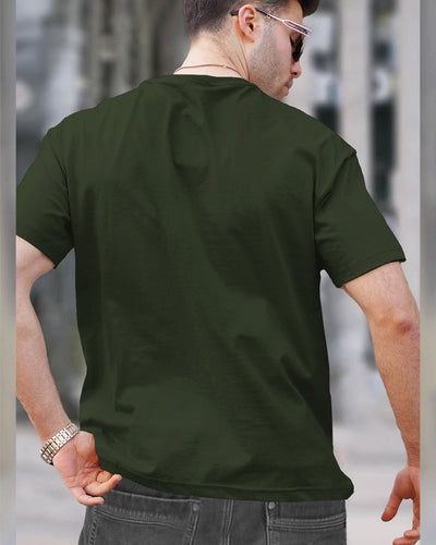 Mens Round Neck Plain Half Sleeve T-shirts (Pack Of 3)