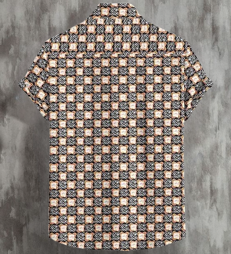 Men's Solid Slim Fit Casual Shirt, Half Sleeve Shirt