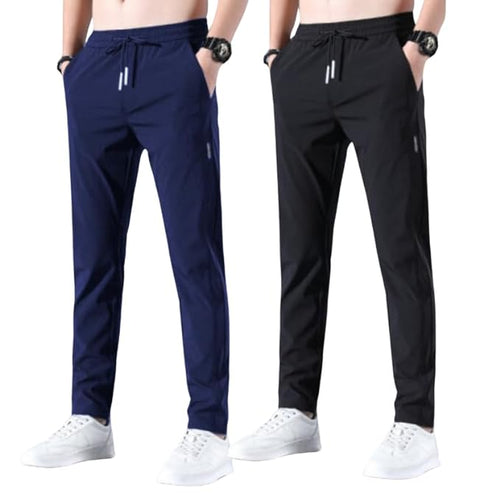 Men's Sports Regular Fit Lycra Track Pant