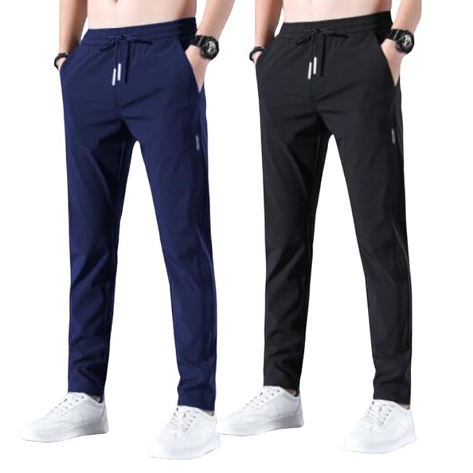 Men's Sports Regular Fit Lycra Track Pant