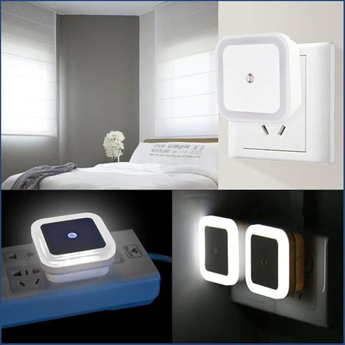 Motion Sensor Square Led Ceiling Light Flush Mount Garage Wall Lamp Warm White Light (Pack Of 2)
