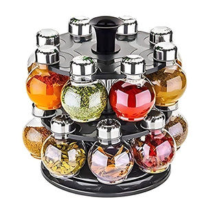 1. Multipurpose Plastic Big Revolving Spice Rack