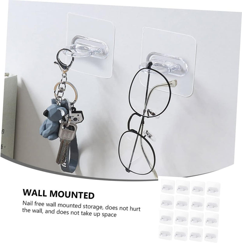 Multipurpose Self Adhesive Hook Holder (Pack of 10pc)