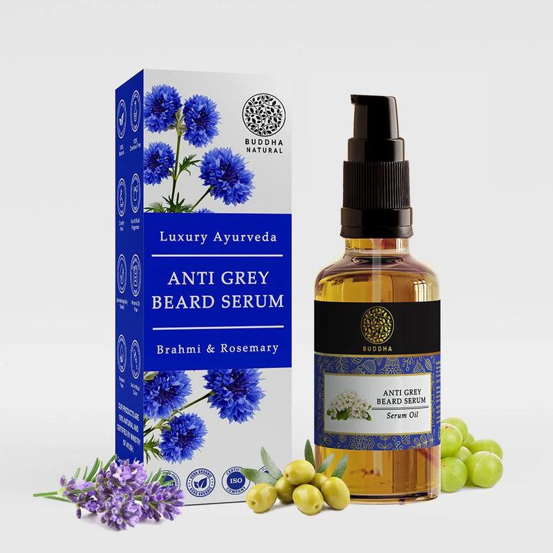 Natural Anti Grey Beard Serum Oil ( Pack Of 1 )