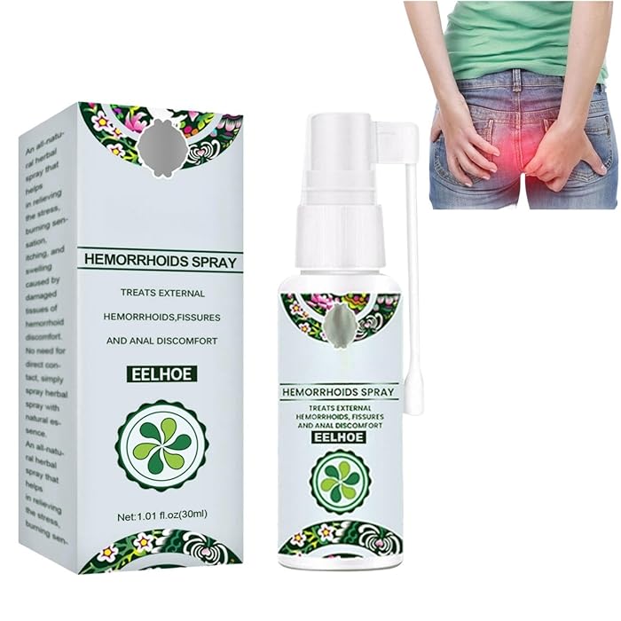 Natural Herbal Hemorrhoids Spray,Hemorrhoids Treatment,Piles Treatment,Haemorrhoids & Pile Remedies,Anal Fissure Treatment,Fast Relief of Hemorrhoids and Itchy Anus Treatment,Hemorrhoid Relief Spray