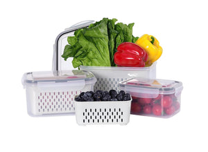 1. Nesting Food Storage with Lids