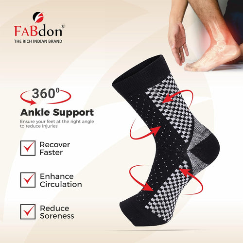 Neuropathy Socks for Women and Men for Relief Swollen Feet and Ankles ( Pack Of 2  )