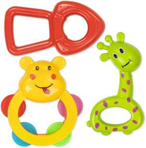 1. Newborn baby toys Rattles Set for Babies 0-6 Months, 5 Rattle Set