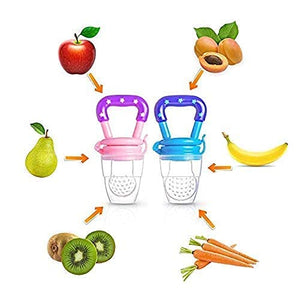 1. BPA-Free Silicone Fruit Pacifiers For Baby (Pack of 2)