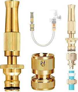 1. Nozzle Water Spray Gun Water Jet Hose Nozzles Hose Pipe Spray Gun, 1/2
