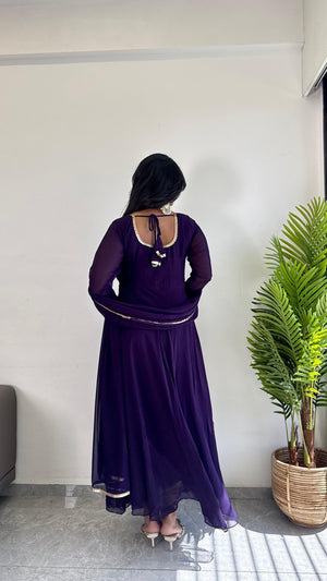 1. Organza Kurti With Dupatta