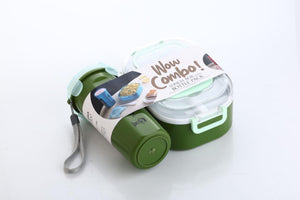 1. Plastic & Stainless Steel Lunch Box