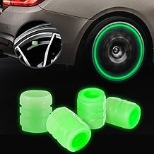 Plastic Tyre Valve Cap for Car (Cylinder) PACK OF 4
