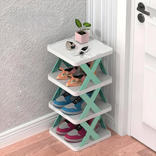 Premium Quality Plastic Shelf Foldable Shoe Rack