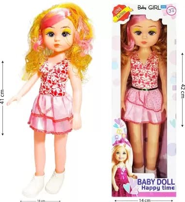 Pretty Fashion Stylish Blonde Hair Baby Doll