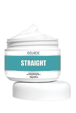 Protein Corrective Hair Straightening Cream, Smoothing Cream, Deep Hair Treatment, for Curly Hair and Dry Hair