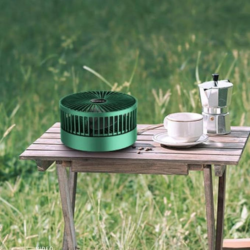 Rechargeable Desk Fan,Telescopic Tabletop Silent Air Circulator Fan