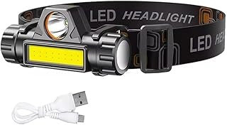 Rechargeable Headlamp Headlight for Running, Camping, Hiking