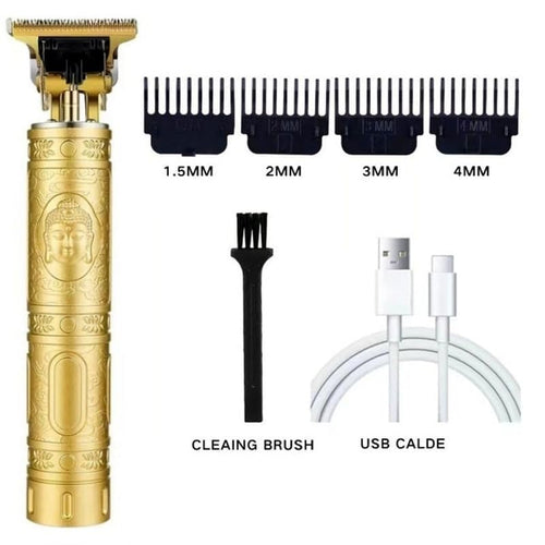 Rechargeable T-Blade Men's Grooming Shaving Machine – Professional Cordless Hair Trimmer for Self Haircut, Beard & Zero Cut Styling
