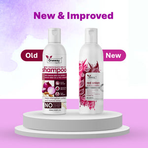 1. Red Onion Shampoo with Vitamin E & Rich Almond oil for Hair fall control and Hair growth ( Pack Of 2 )