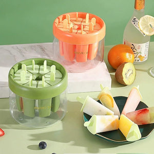 1. Reusable DIY 8 Pieces Ice Pop Mould