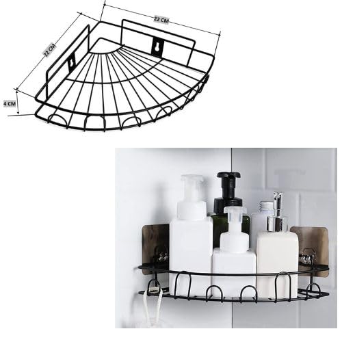 Rustproof Corner Wire Shelf Space-Saving Durable & Stylish Wall-Mounted Organizer