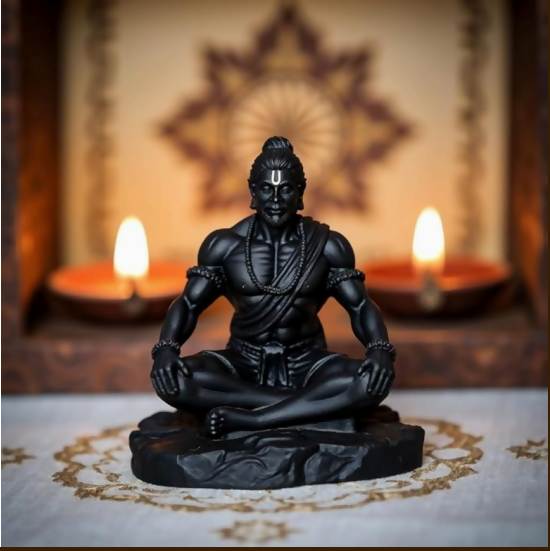 Meditating Yogi Statue | Spiritual Resin Idol | Zen Home Decor & Positive Energy Sculpture