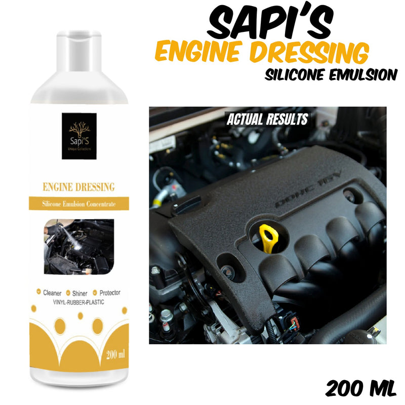 Sapi'S Engine Dressing Silicone Emulsion Concentrate for Car CLEANER SHINER PROTECTOR