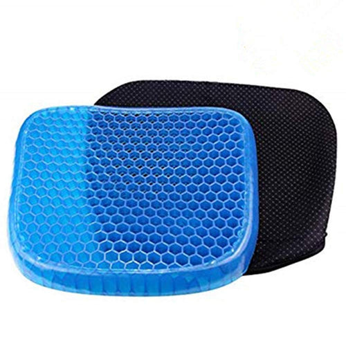 Soft Breathable Honeycomb Rubber Gel Flex Silicone Back Support Seat Sitter Pillow/Cushion