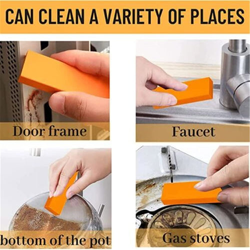 Stainless Steel Eraser, Limescale Rust Glass Cleaning Eraser ( Pack Of 1 )