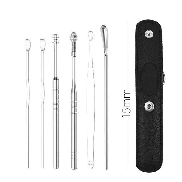 Steel Plastic Ear Cleaning Kit