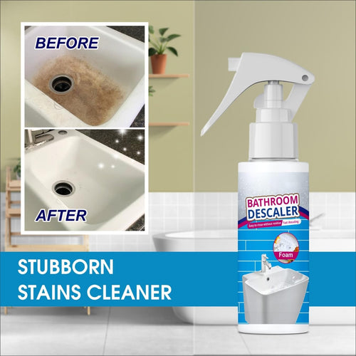 Stubborn Stains Cleaner, Bathroom Descaler Spray, Descaling Cleaning Agent for Bathtub