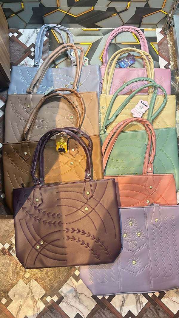 Premium Embroidered Women's Tote Handbag – Stylish Daily Carry Bag