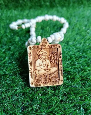 1. Tulsi mala Hanuman Ji Beads Wood Chain Set
