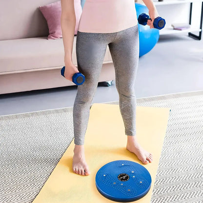 Tummy Twister Abdominal ABS Exerciser for Home Workout – Waist Twisting Disc for Belly Fat Loss, Core Strength Training & Full Body Fitness, Non-Slip Rotating Waist Board for Men & Women Weight Loss Exercise Equipment