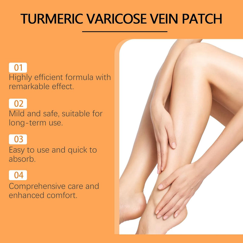 Turmeric Patches For Varicose Veins and Pain Relief