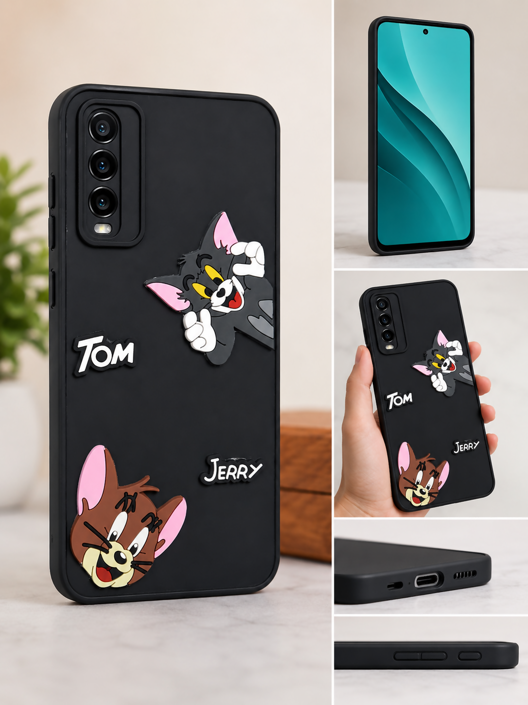 Premium Silicone Back Cover Compatible with Vivo Y20 | Shockproof Protective Mobile Case.