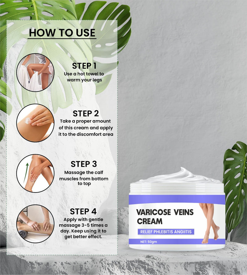 VARICOSE VEINS CREAM RELIEF PHLEBITIS ANGIITIS ( Pack Of 2 )