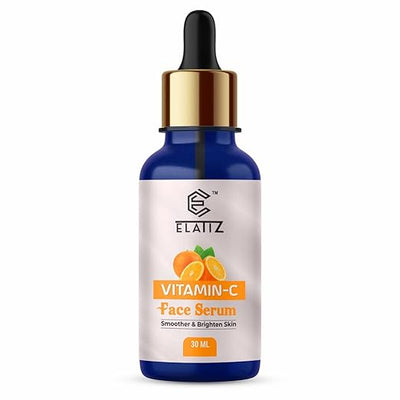 Vitamin C Face Serum with Hyaluronic Acid 30ml | Brightening & Anti-Age Hydrating Skin Care.