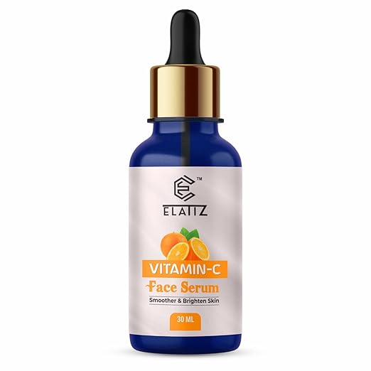 Vitamin C Face Serum with Hyaluronic Acid 30ml | Brightening & Anti-Age Hydrating Skin Care.