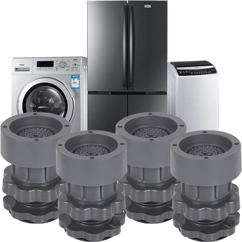 Washing Machine Anti Vibration Pads – Height Adjustable Dryer Shock & Noice Cancelling Pad