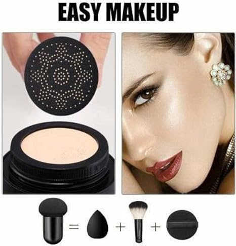 Waterproof Mushroom Head Cushion Foundation | Long Lasting Full Coverage & Flawless Finish Makeup.