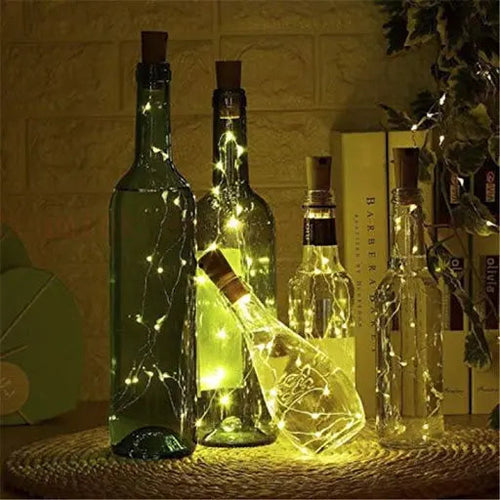 Wine bottle Cork-Diwali LED Lights for Home, Diwali (Pack of 3)