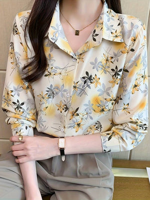 1. Women Relaxed Fit Fit Printed Formal Shirt